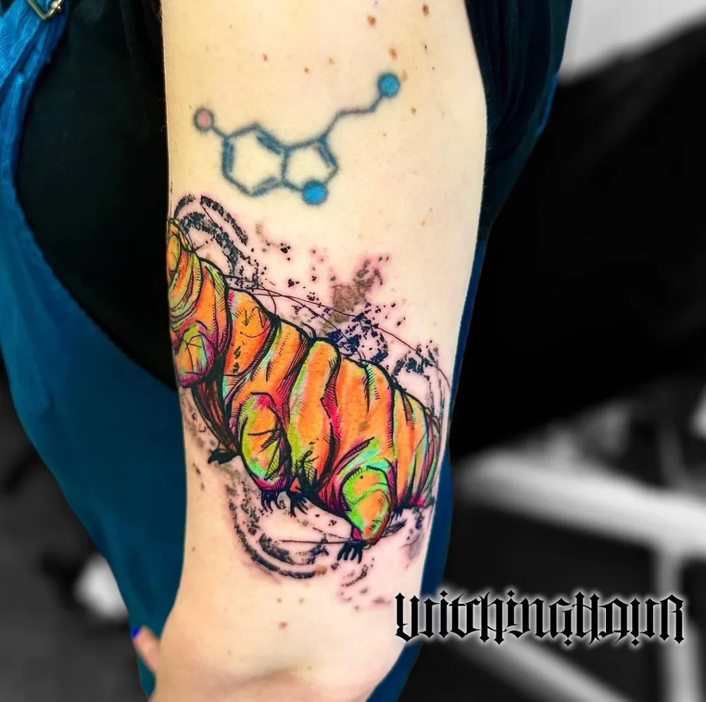 Abstract Tattoo, The Best Watercolor Tattoo by Bobby Grey