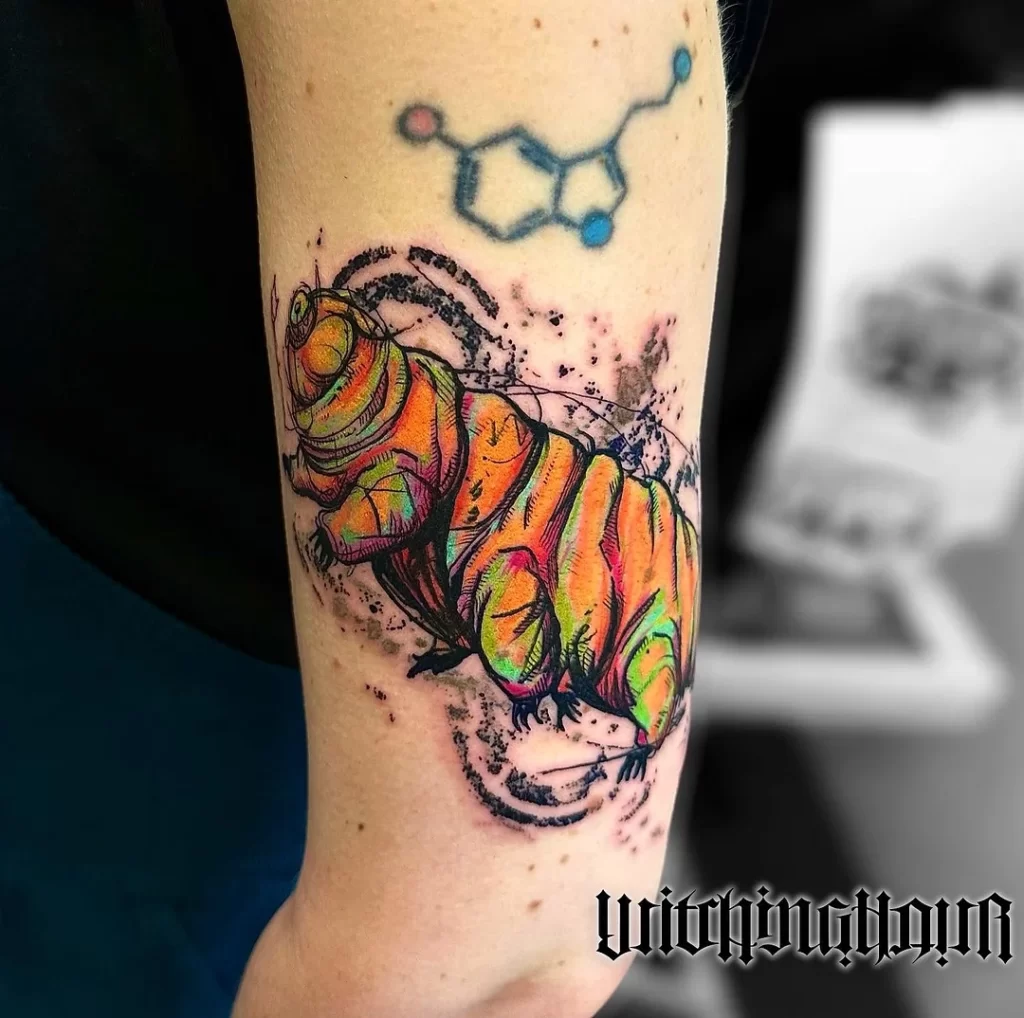 Abstract Tattoo, The Best Watercolor Tattoo by Bobby Grey