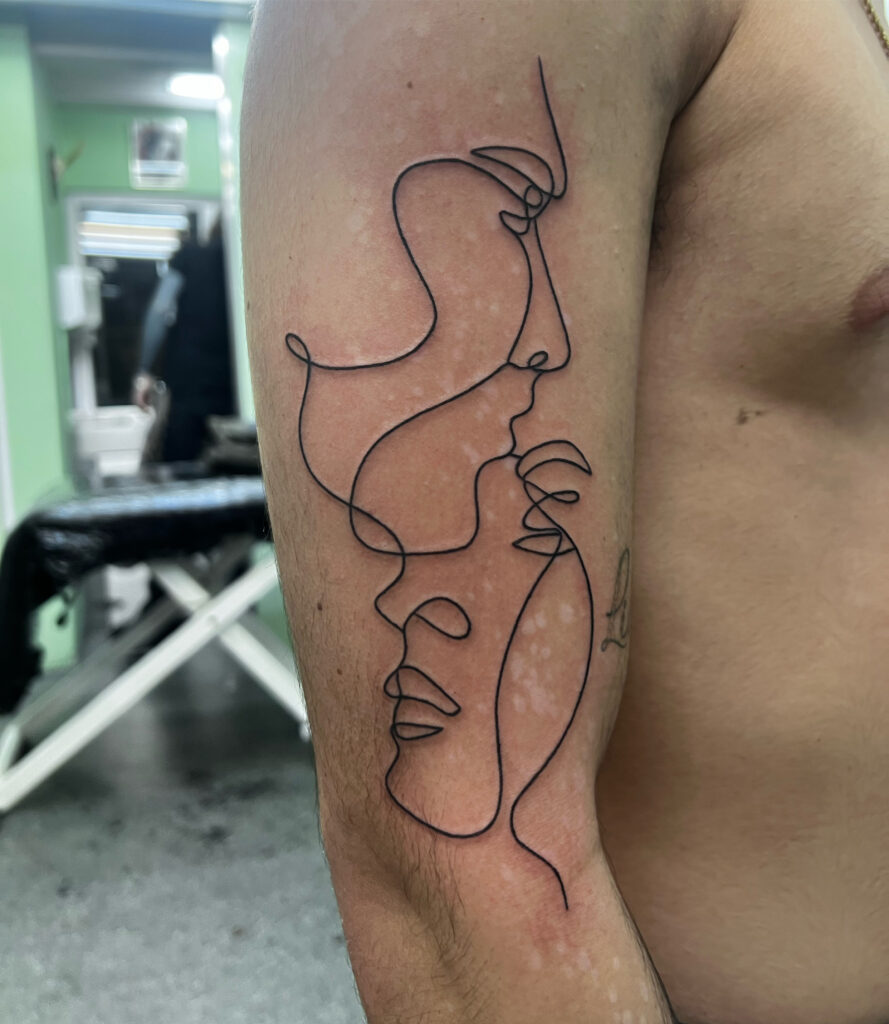 Line Tattoo, OneLine Tattoo, Claudia Fedorovici