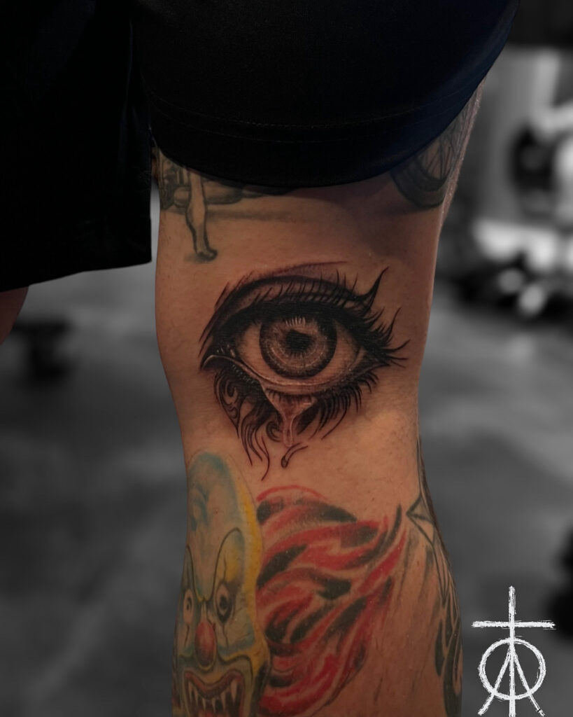 Realistic Eye Tattoo, Cool Tattoo, Tattoo Ideas for Guys by Claudia Fedorovici