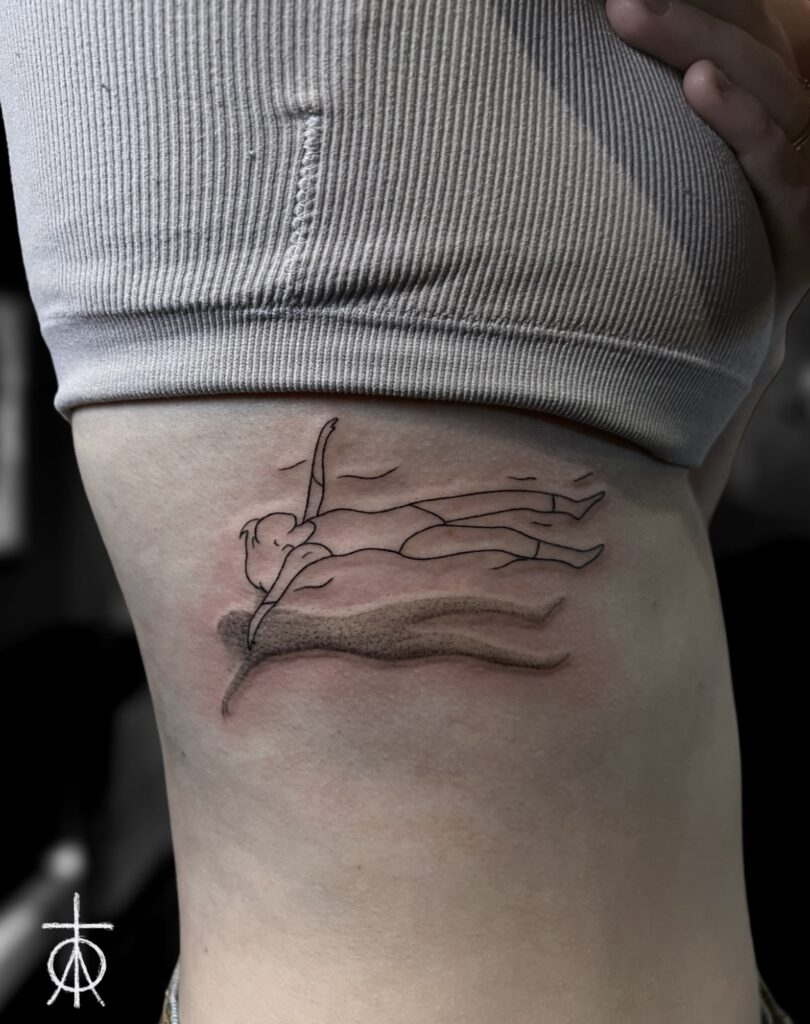 Fine Line Rib Tattoo, Cute Tattoo