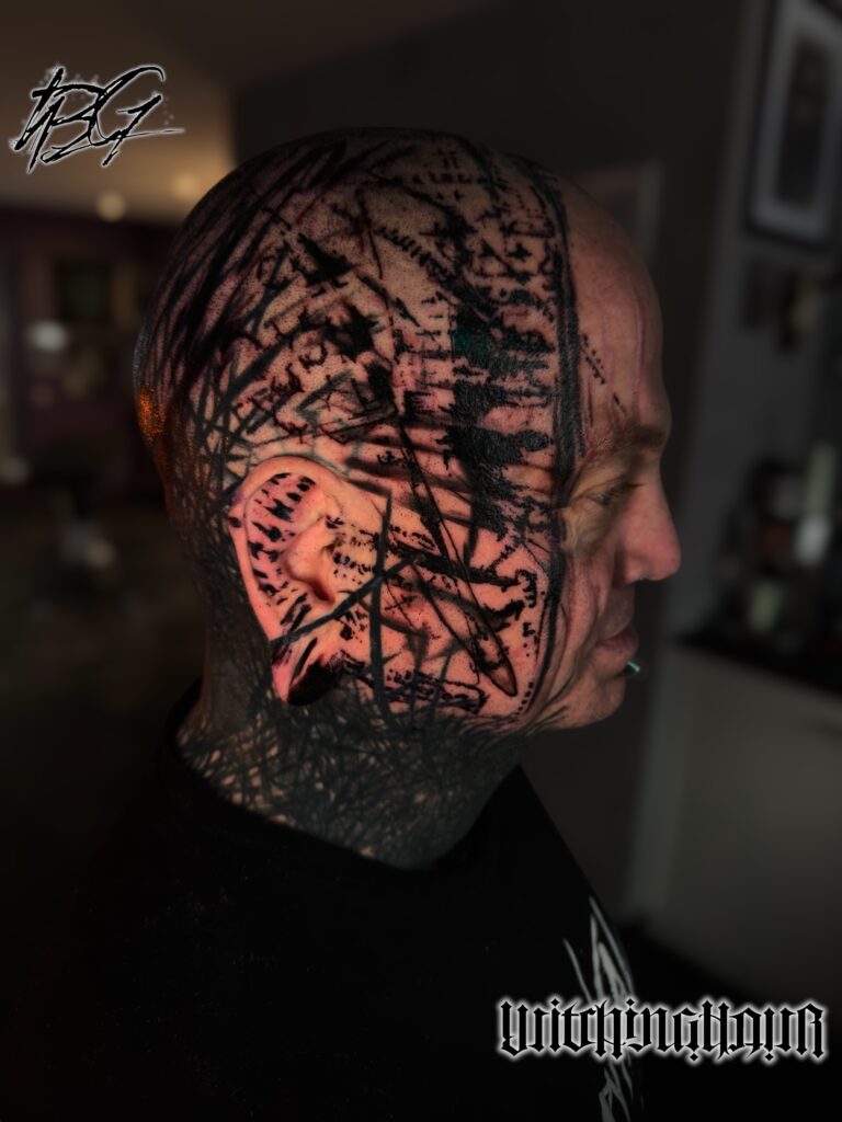 Abstract Blackwork Tattoo by The Best Tattoo Artist in Amsterdam Bobby Grey