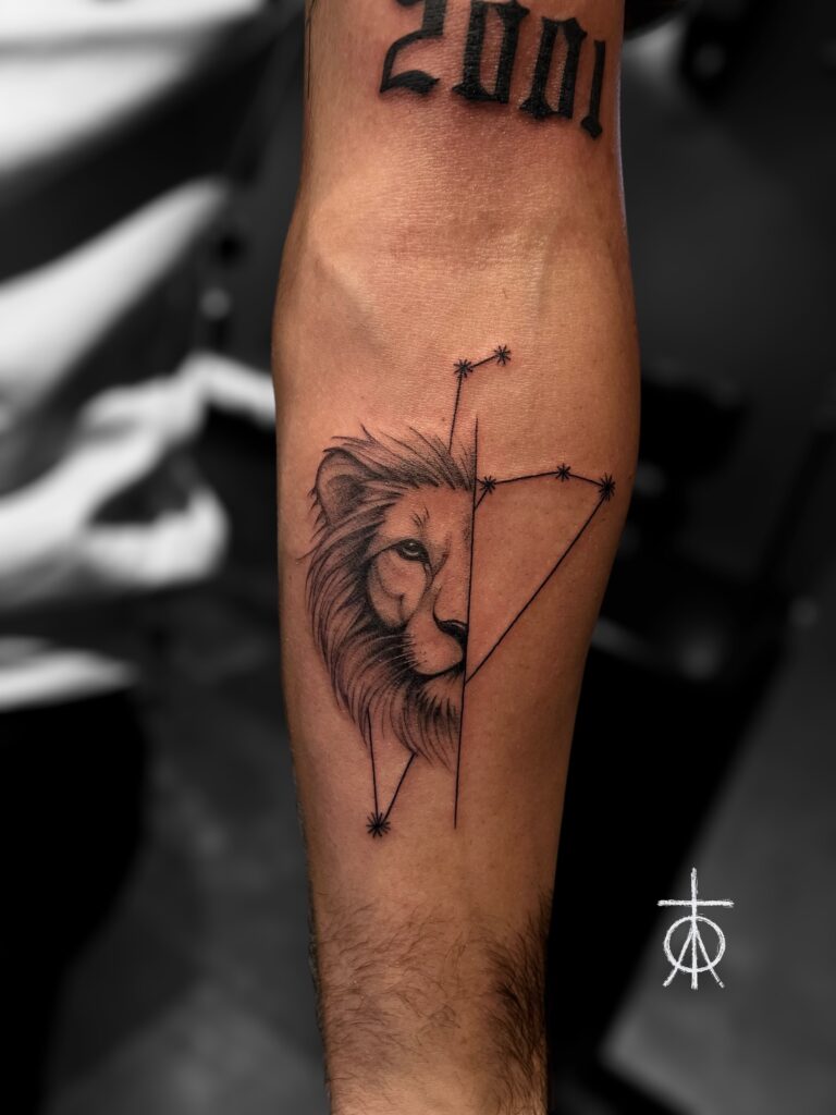 Micro Realistic Leo Tattoo by The Best Tattoo Artist Claudia Fedorovici