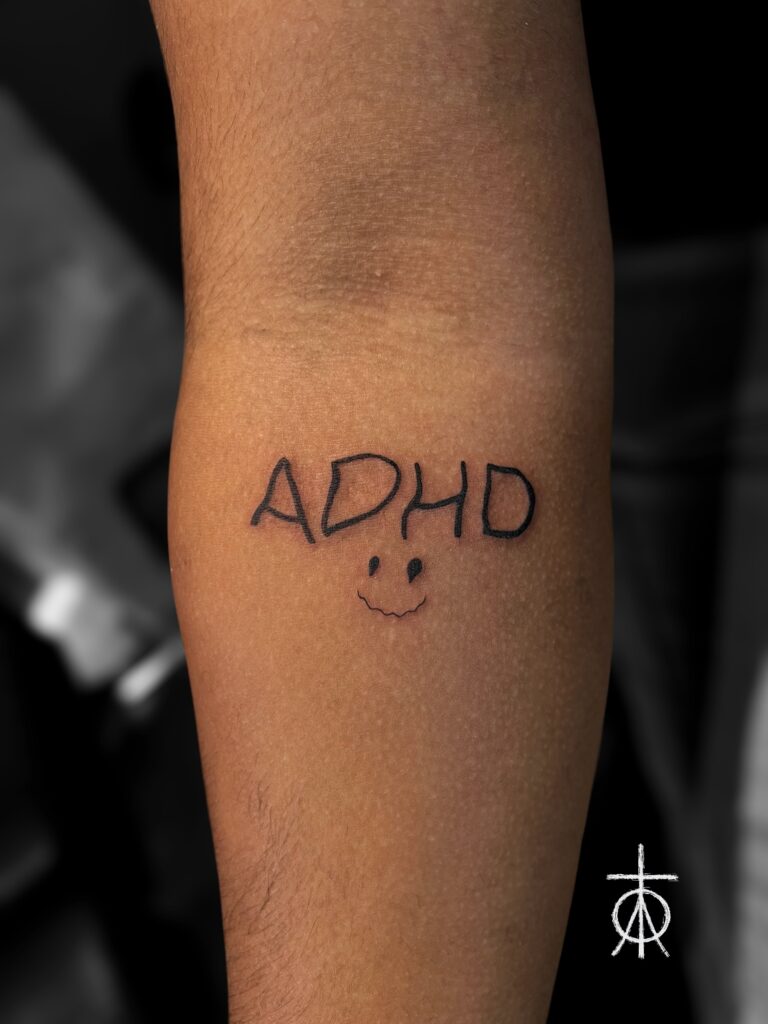 ADHD Tattoo by Claudia Fedorovici