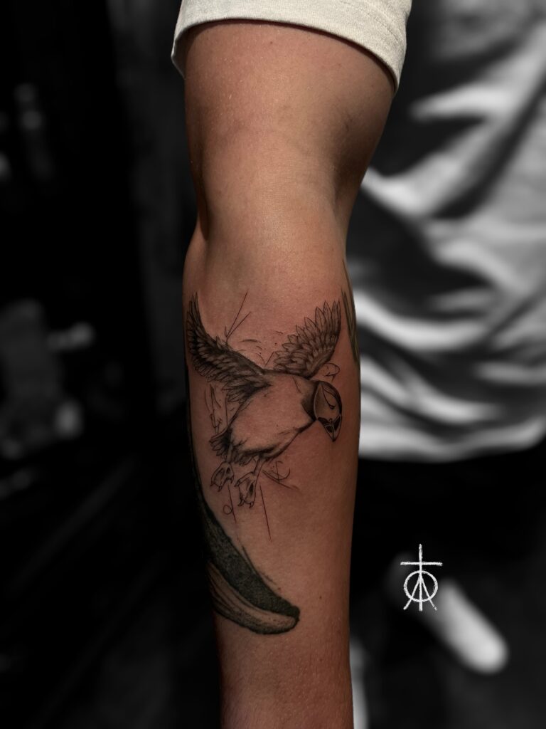 Micro Realistic Tattoo, Fine Line Tattoo, by The Best Tattoo Artist Claudia Fedorovici done in Amsterdam