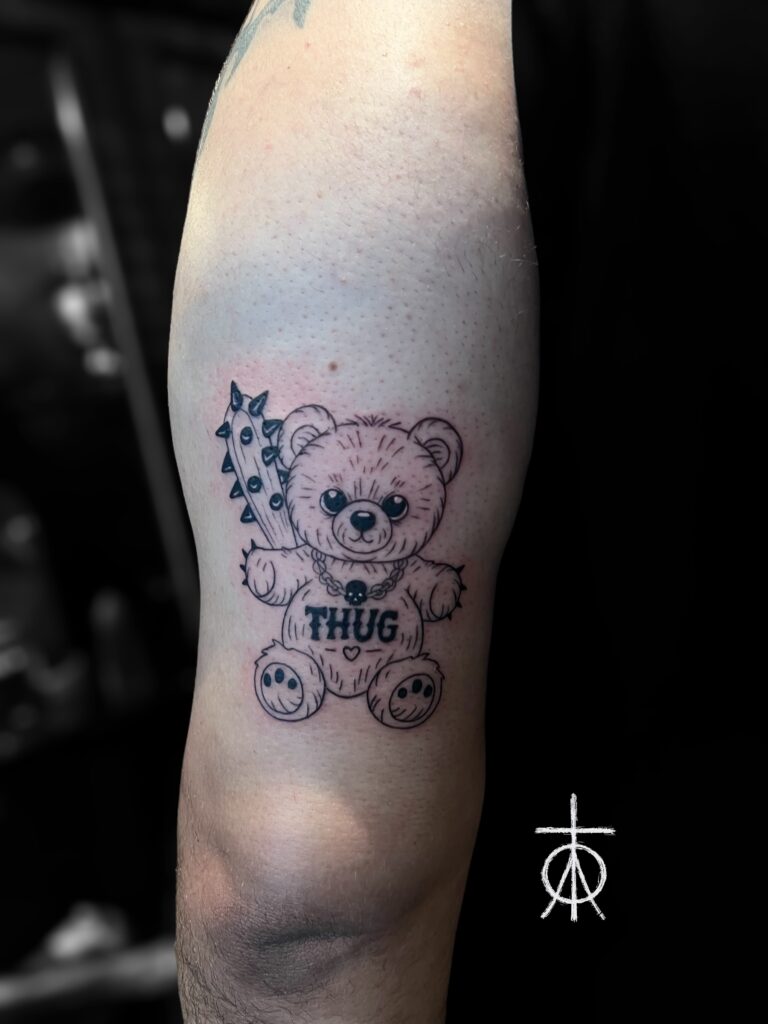 The Best Teddy Tattoo by Claudia Fedorovici